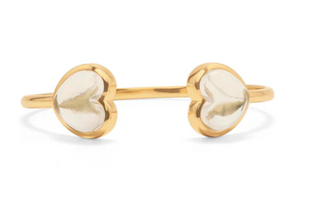 Juliska Love Bangle - Clear Quartz